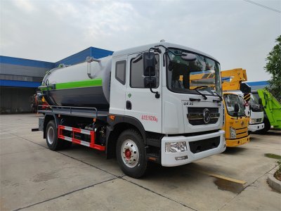 抽吸運(yùn)輸污水淤泥、糞便、沼液罐式車(chē)，國(guó)六排放吸污車(chē)抽吸快、適用面廣